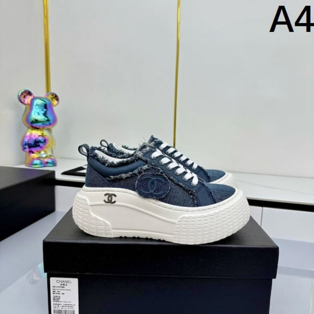 シンプル 上品 CHANEL シャネル コピー カジュアルシューズ 落ち着き 大人向け