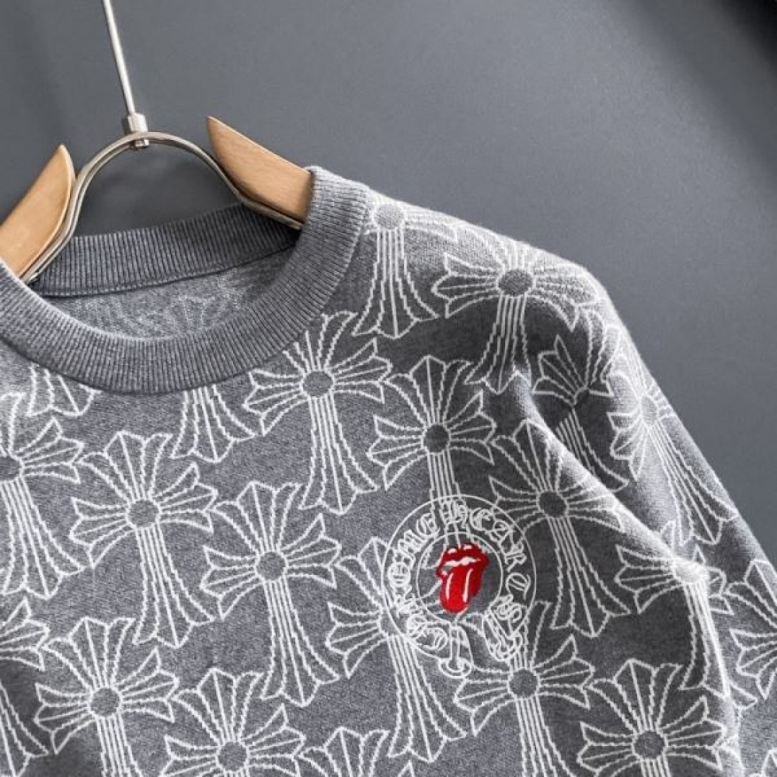 ストリート系 迫力 強め CHROME HEARTS クロムハーツ コピー セーター ラフ感 