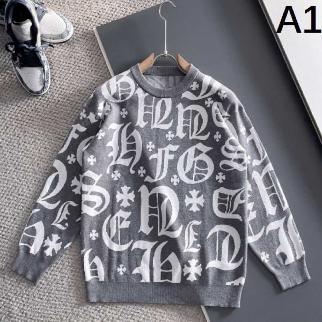 ハード 重厚感 個性派 CHROME HEARTS クロムハーツ コピー セーター 存在感抜