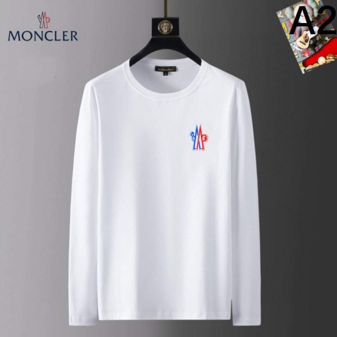 洗練 シンプル MONCLER モンクレール コピー 長袖Tシャツ 着心地抜群 上品