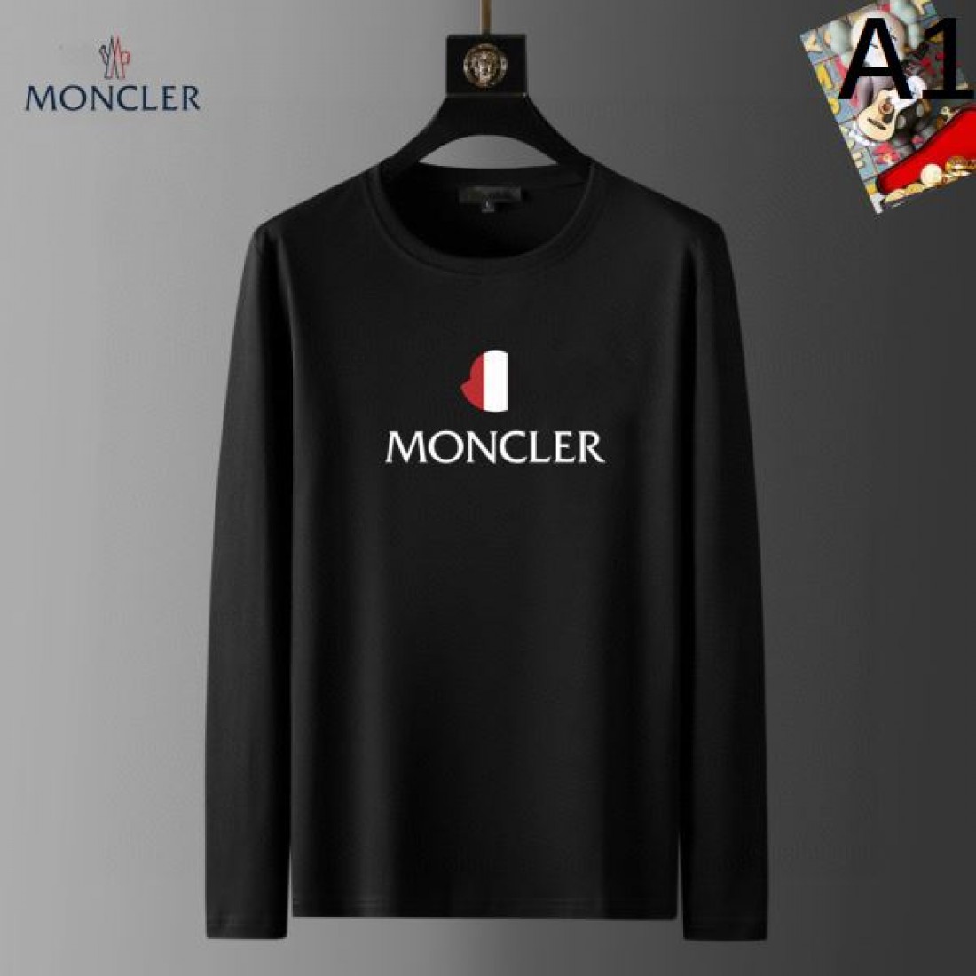高級感 上質 MONCLER モンクレール コピー 長袖Tシャツ 定番 人気