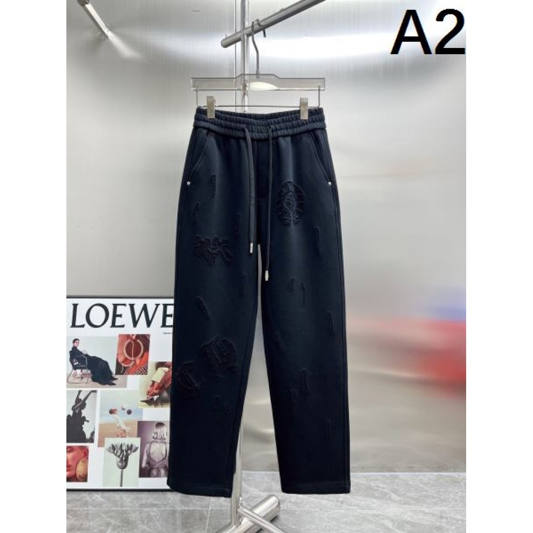 ワイルド 高級感 CHROME HEARTS クロムハーツ コピー カジュアルパンツ インパクト 洗練