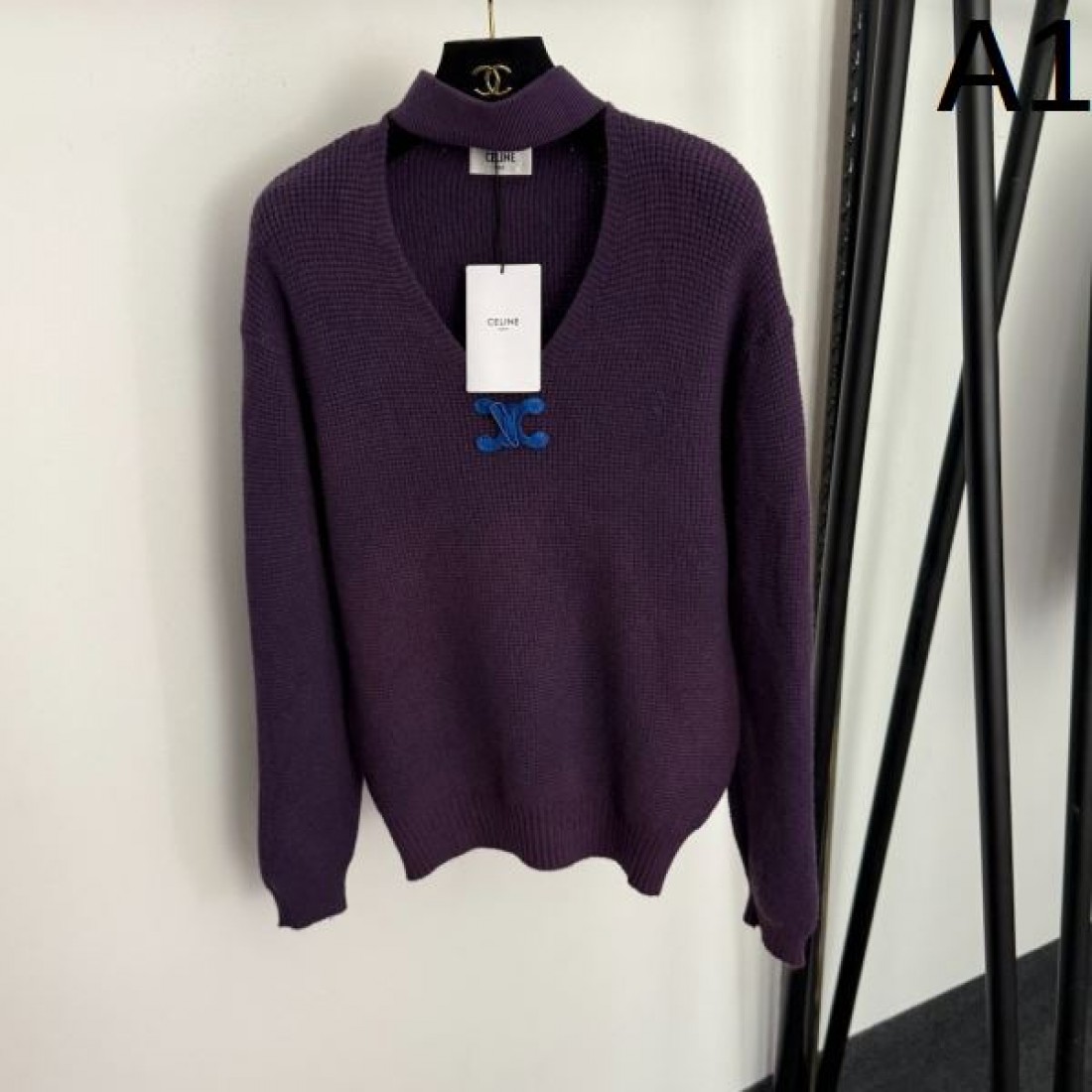 洗練 エレガント CELINE セリーヌ コピー 長袖ニット 柔らか素材 高級感