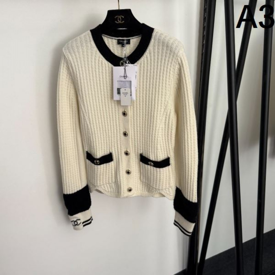 上品 エレガント CHANE シャネル コピー ニットカーディガン 柔らか素材 着心地良好