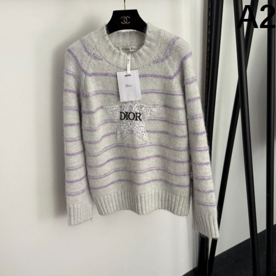 洗練デザイン 大人スタイル DIOR ディオール コピー 長袖ニット 上質素材 着心地抜群