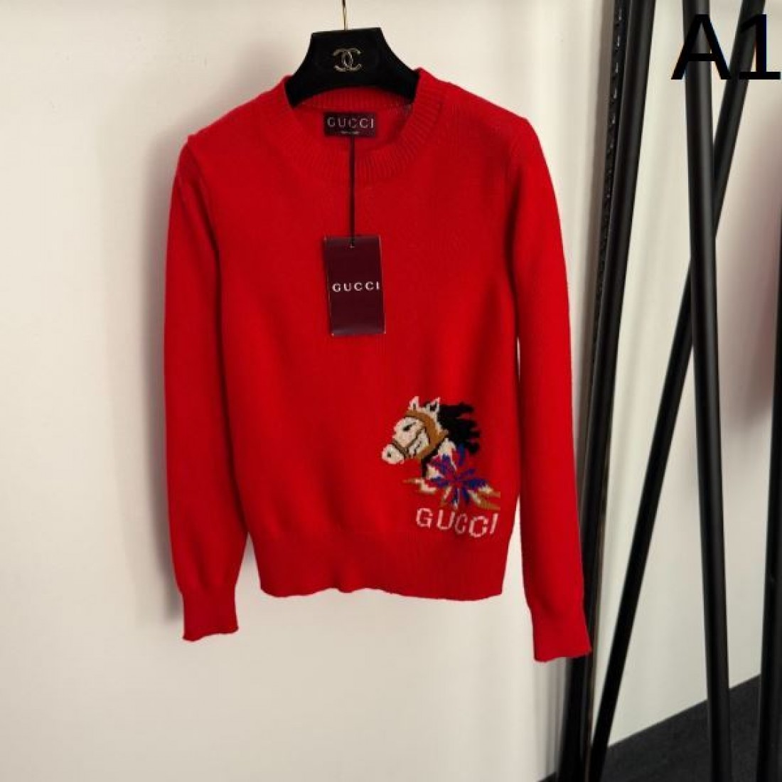 高級感 シンプル GUCCI グッチ コピー 長袖ニット 通気性良好 着心地抜群