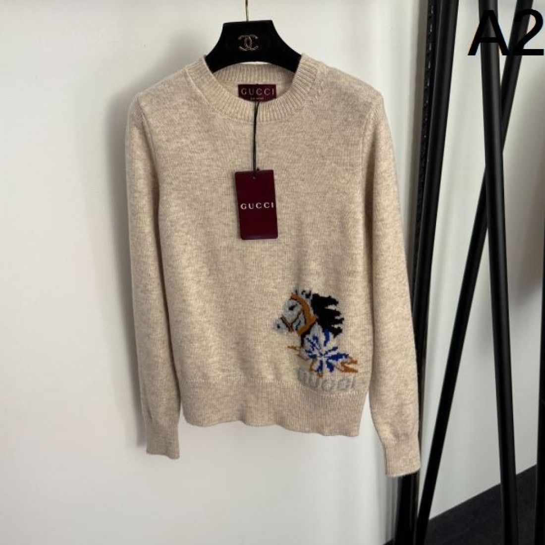  高級感 シンプル GUCCI グッチ コピー 長袖ニット 通気性良好 着心地抜群