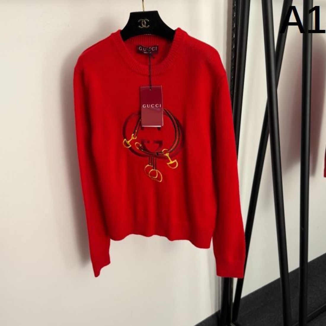 大人カジュアル スタイリッシュ GUCCI グッチ コピー 長袖ニット 上質仕上げ 快適素材