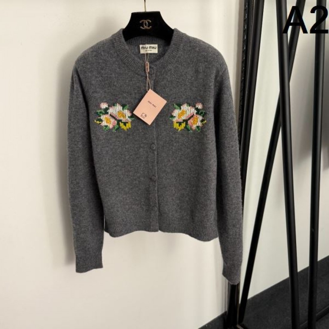 上品 MIU MIU ミュウミュウ ニットコピー カーディガン 可愛い 定番 人気