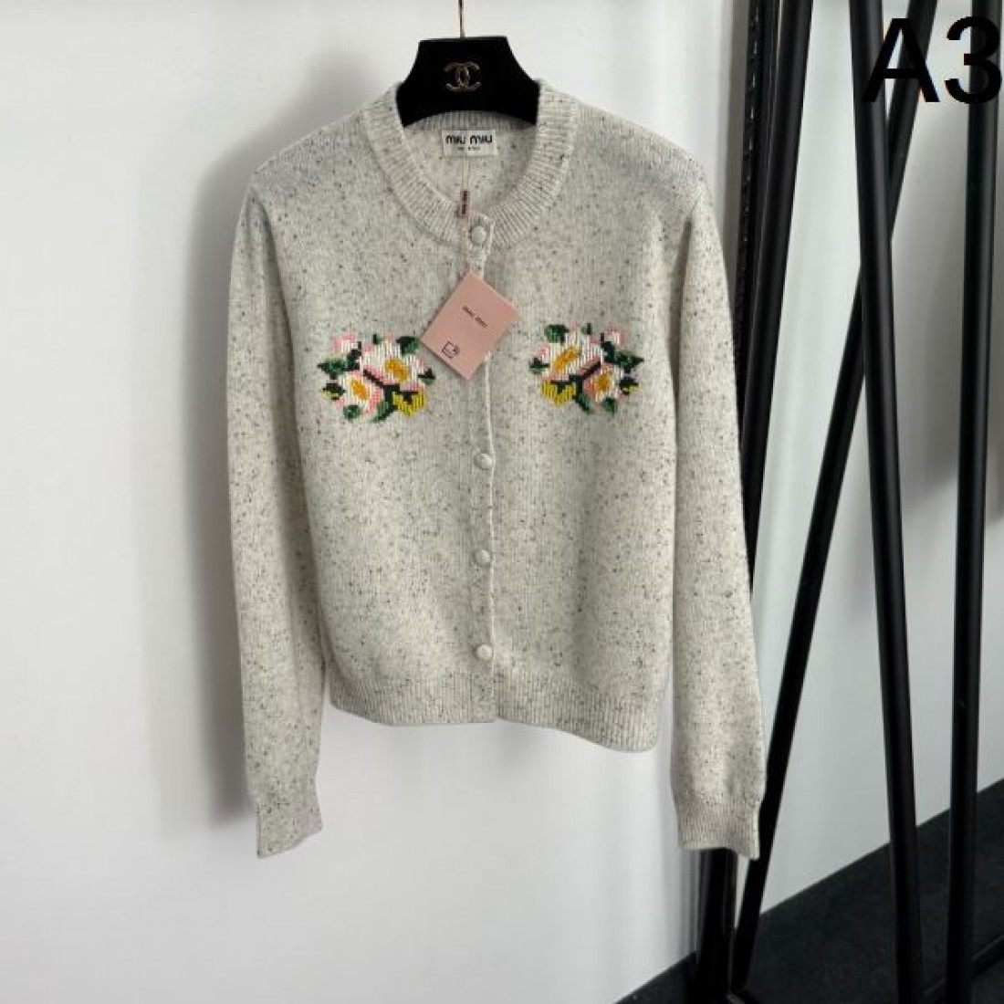 上品 MIU MIU ミュウミュウ ニットコピー カーディガン 可愛い 定番 人気