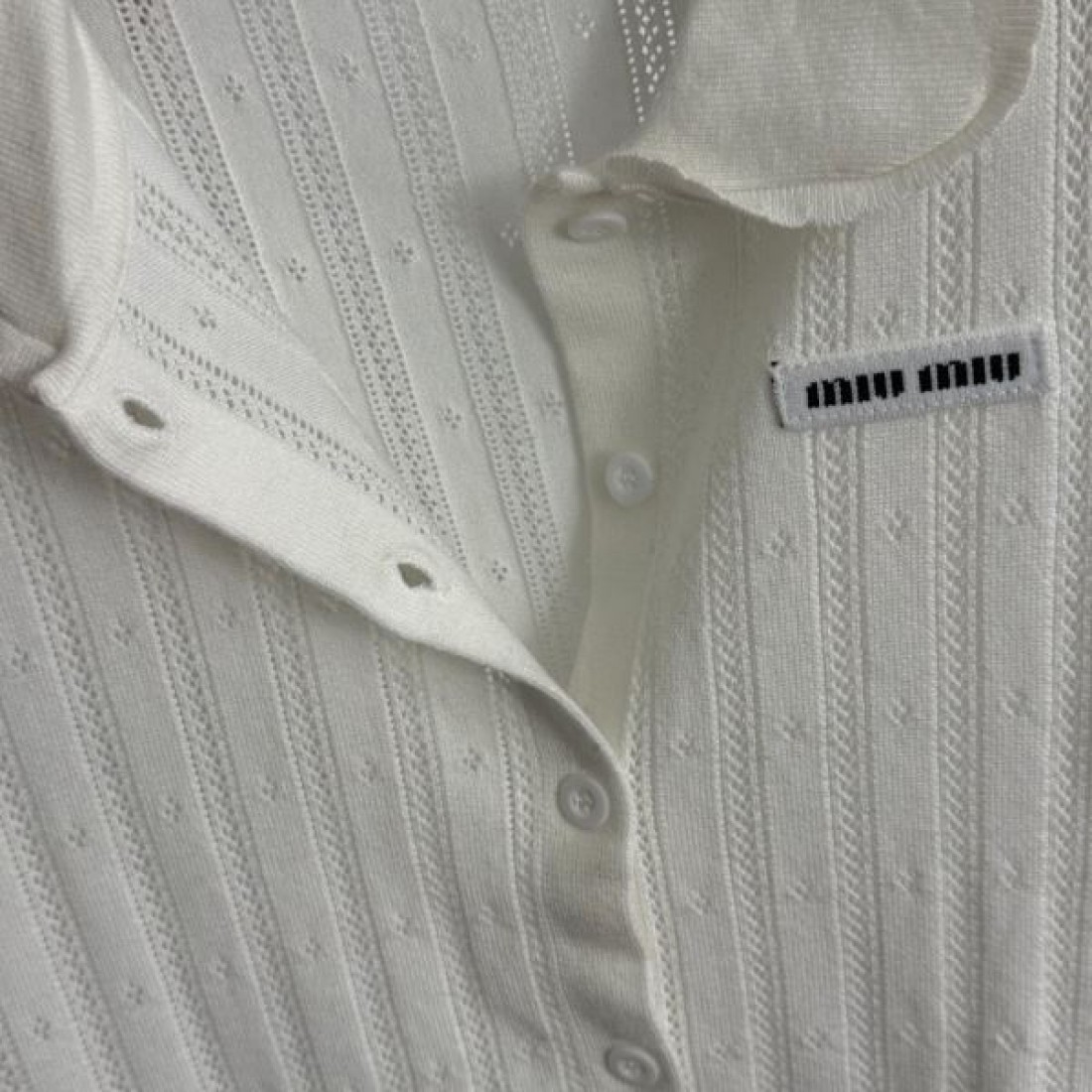 上質感 ガーリー MIU MIU ミュウミュウ コピー ニット 着心地良し 大人可愛い