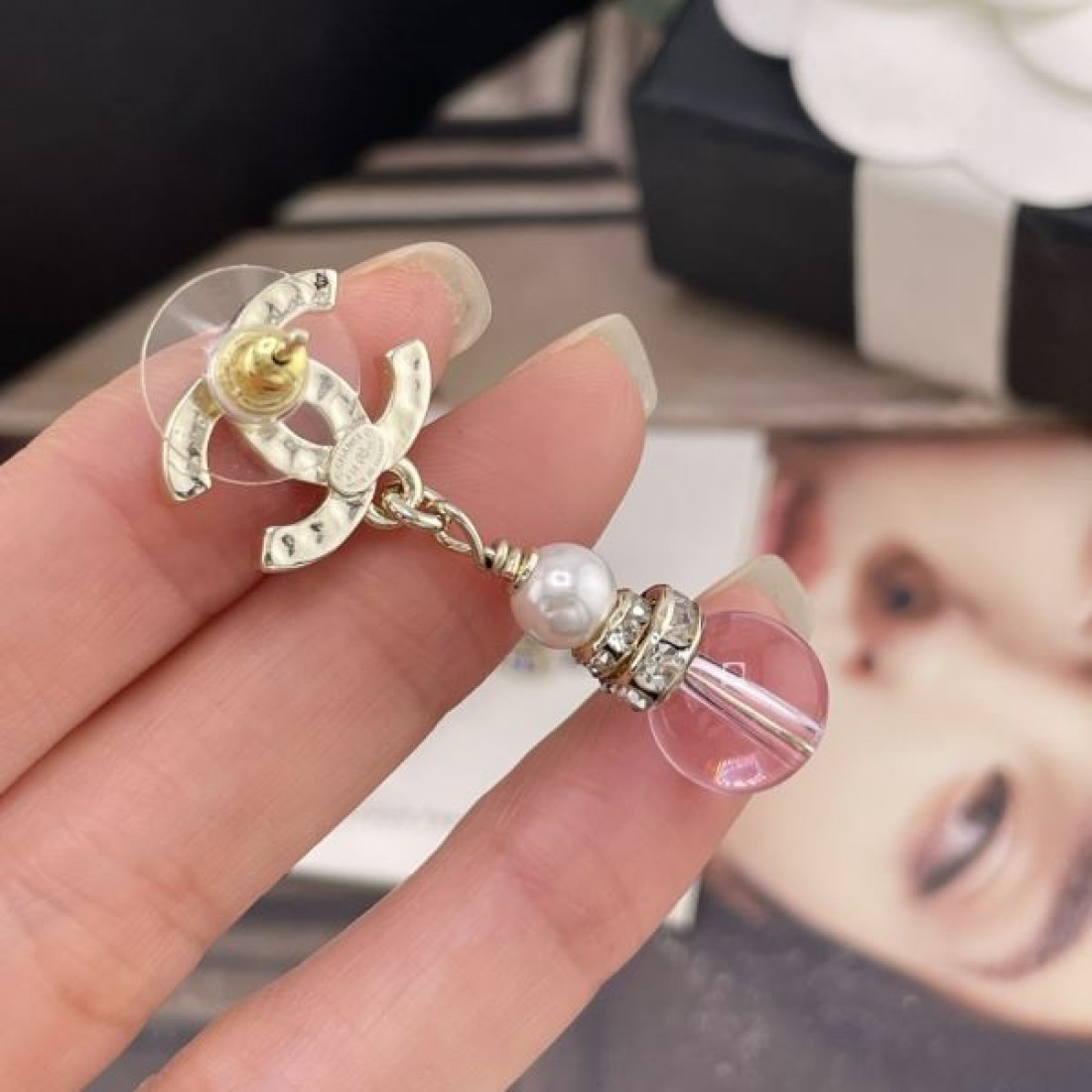 凛とした 高感度 CHANEL シャネル コピー イヤリング 優雅ライン 美品水準