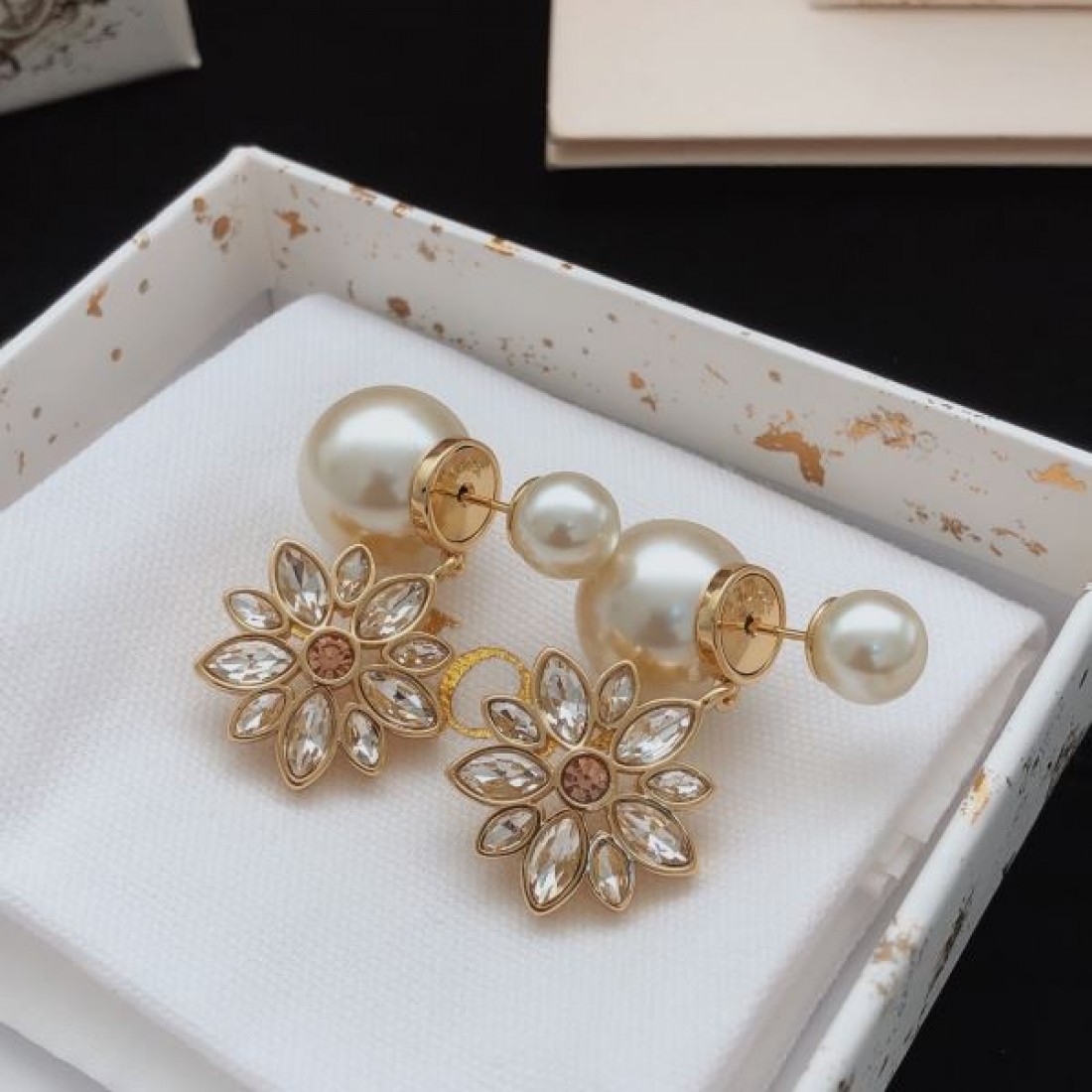 華やか フェミニン DIOR ディオール コピー イヤリング 上質 おしゃれ