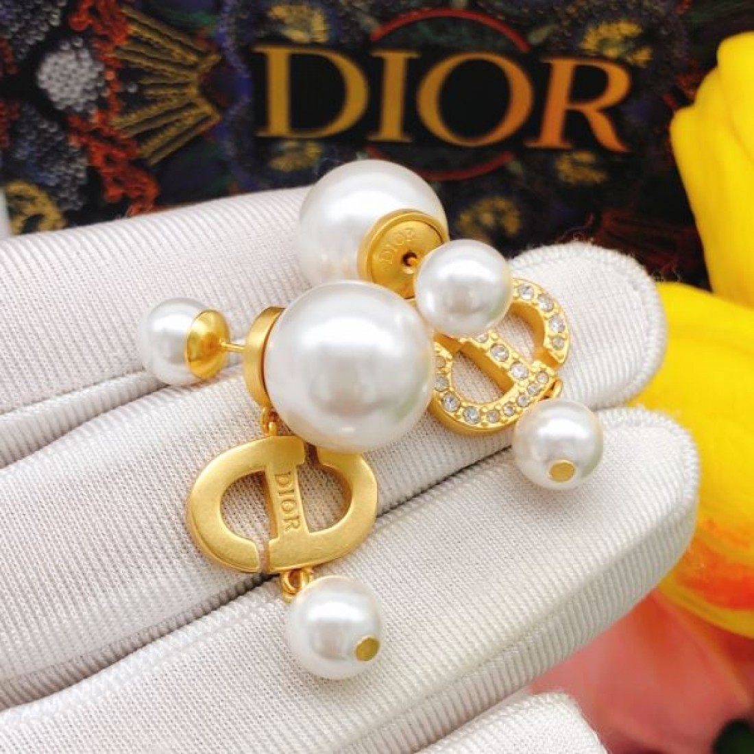 人気 定番 DIOR ディオール コピー イヤリング 高見え クラシック