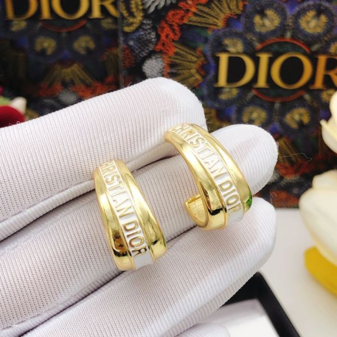  高級感 モード DIOR ディオール コピー イヤリング 上品 スタイリッシュ