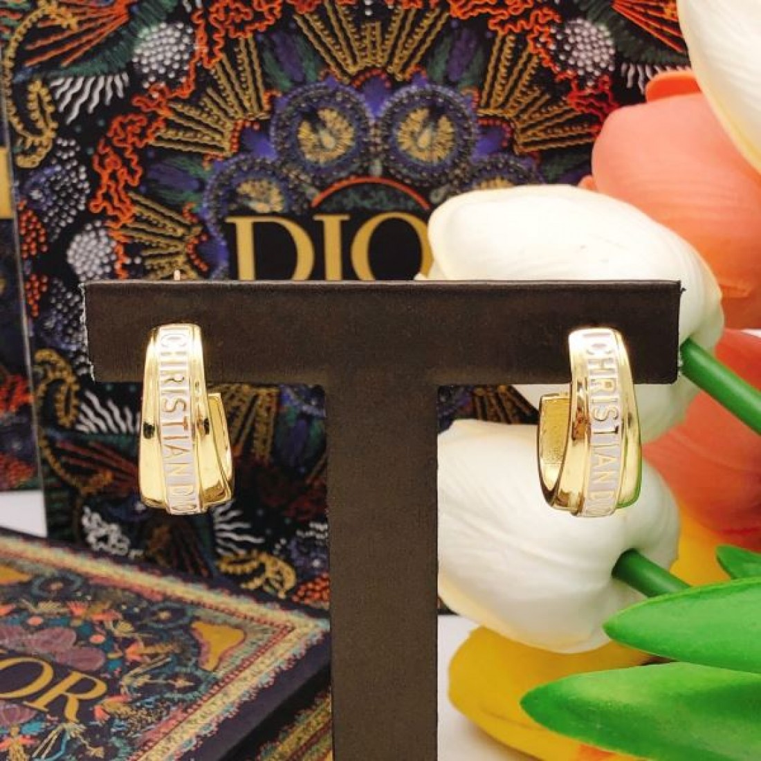  高級感 モード DIOR ディオール コピー イヤリング 上品 スタイリッシュ