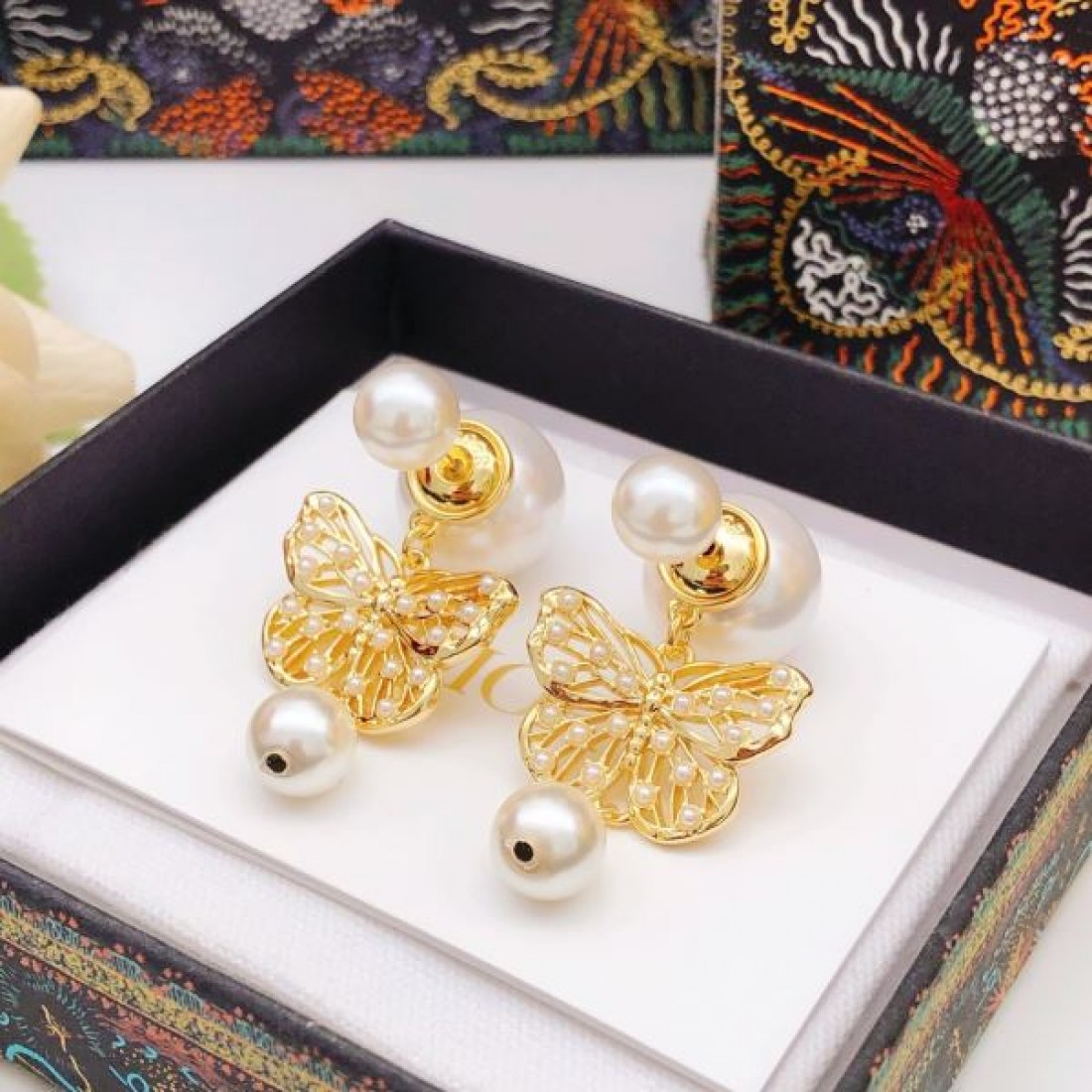 洗練 上品 DIOR ディオール コピー イヤリング 華やか フェミニン