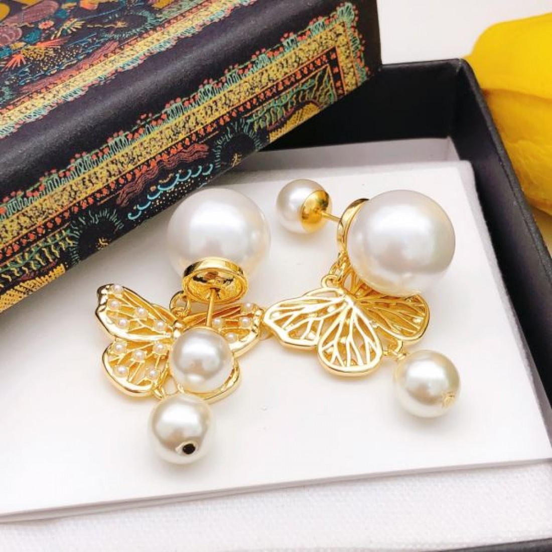 洗練 上品 DIOR ディオール コピー イヤリング 華やか フェミニン