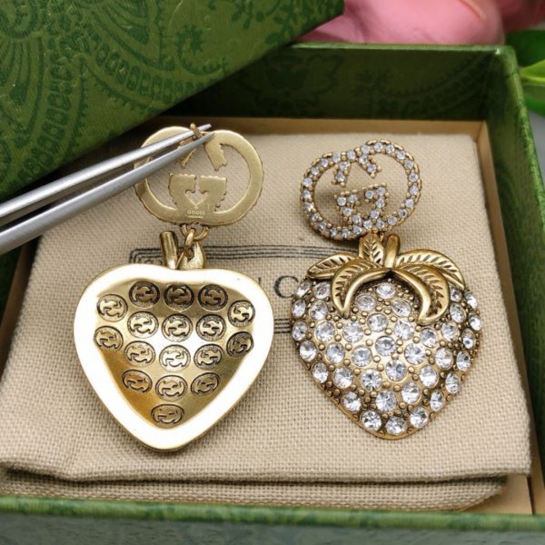 大人可愛い フェミニン GUCCI グッチ コピー イヤリング 軽やか 使いやすい