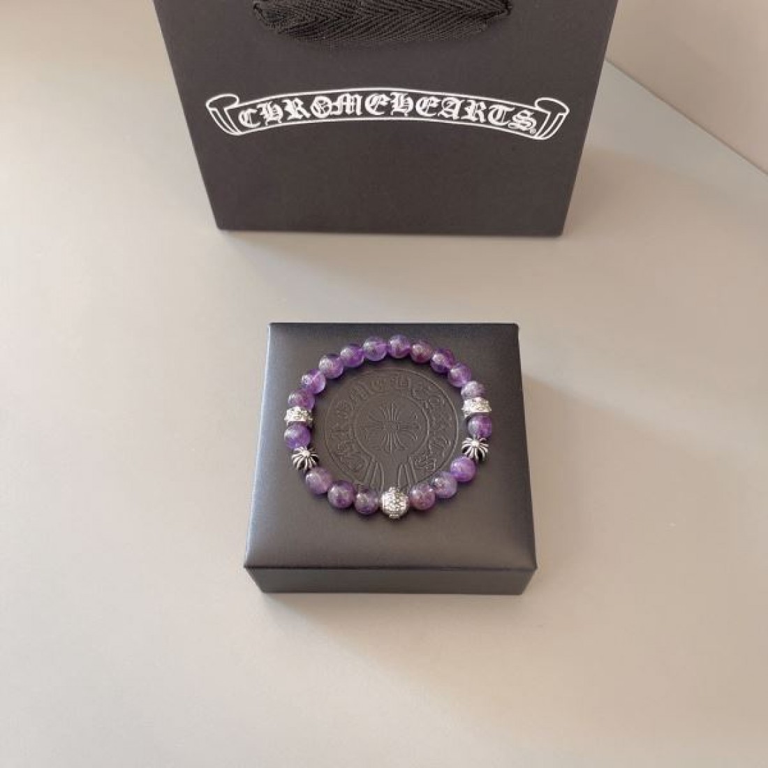 都会的 シンプル クール CHROME HEARTS クロムハーツ コピー ブレスレット 上質