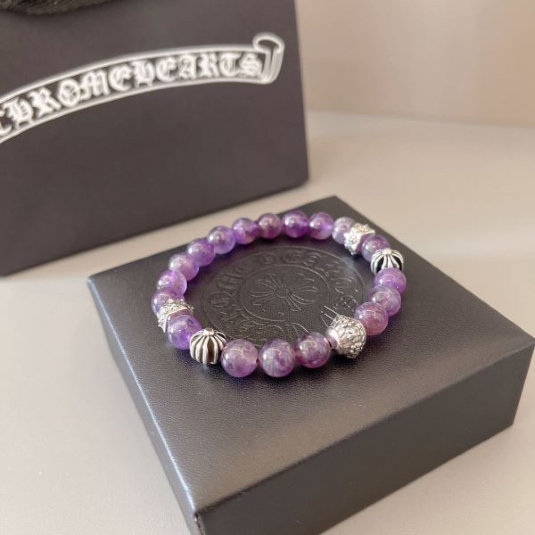 都会的 シンプル クール CHROME HEARTS クロムハーツ コピー ブレスレット 上質 