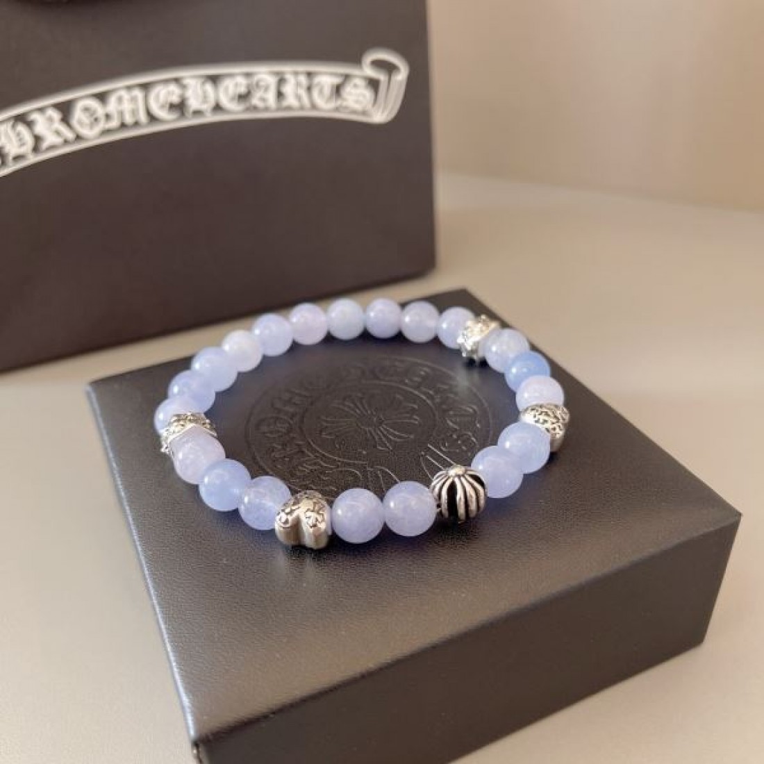 大胆 高級感 モード CHROME HEARTS クロムハーツ コピー ブレスレット メンズ向け