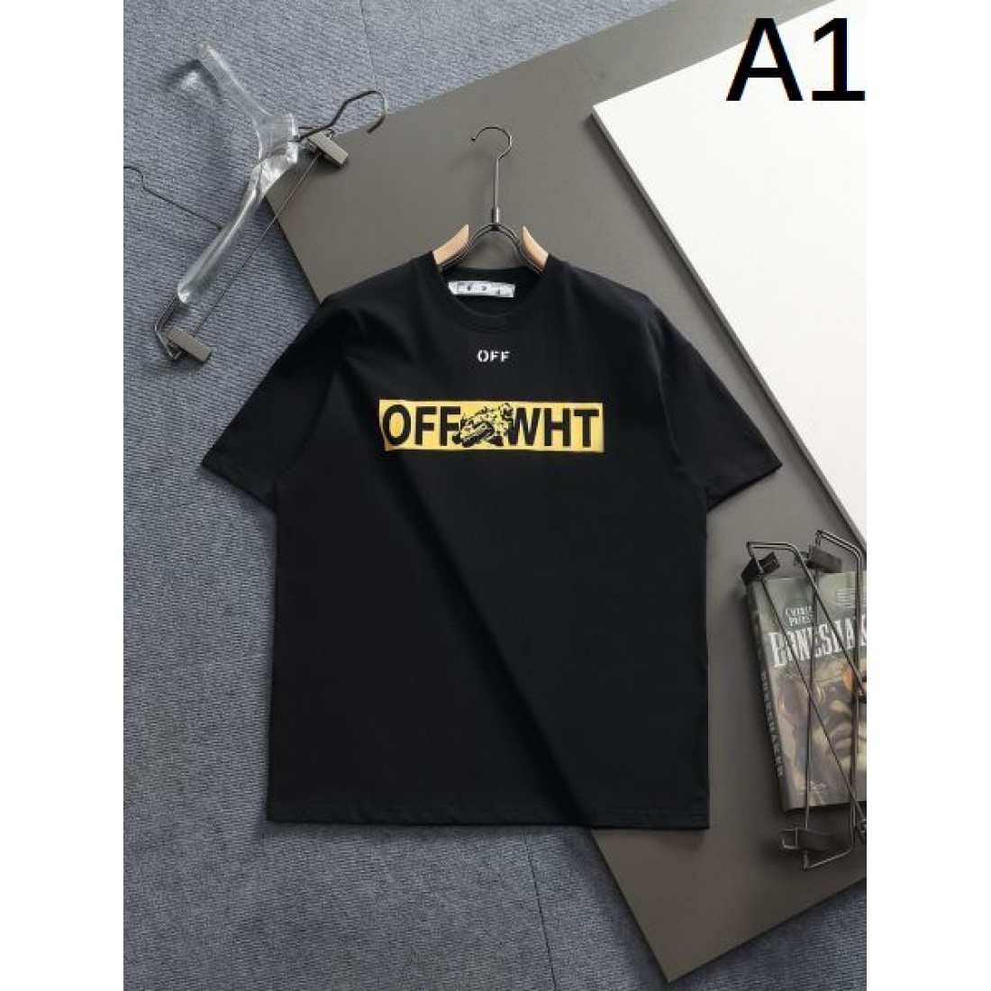 エッジィ 個性派 OFF-WHITE オフホワイト コピー 半袖Tシャツ 映える トレンド感