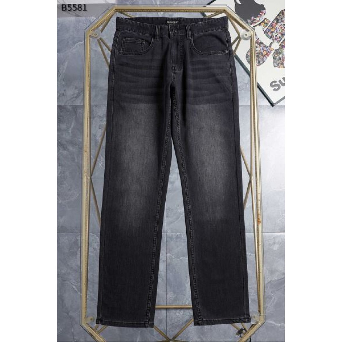 英国調 端正 上品 BURBERRY バーバリー コピー ジーンズ 高見え きちんと感 定番