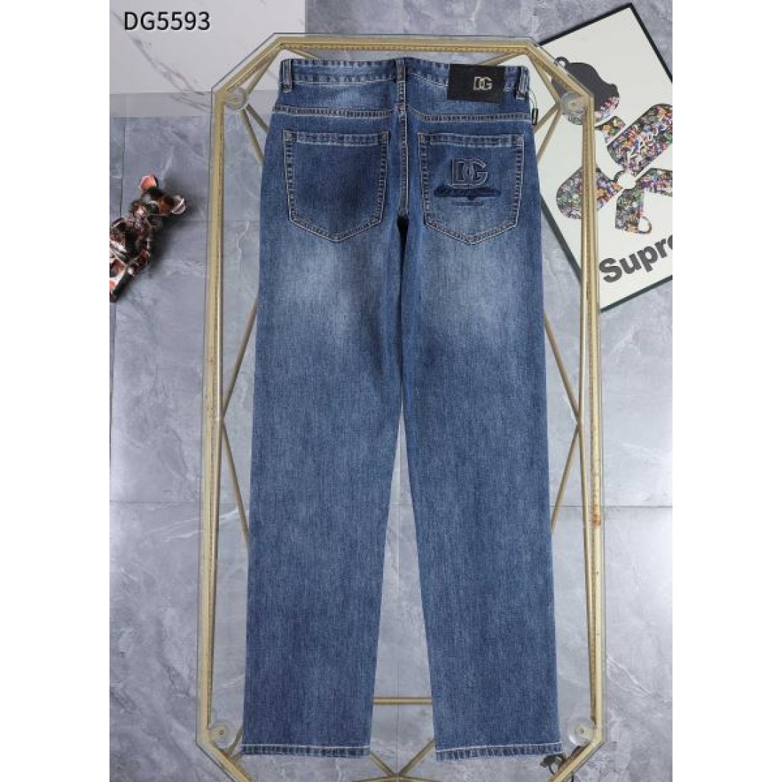 華やか モード感 高級 DOLCE＆GABBANA ドルチェ＆ガッバーナ コピー ジーンズ