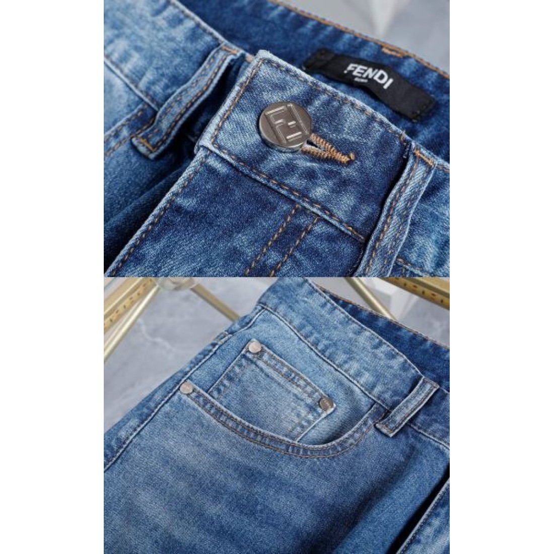 モダン 上質 トレンド FENDI フェンデイ コピー ジーンズ おしゃれ 高見え