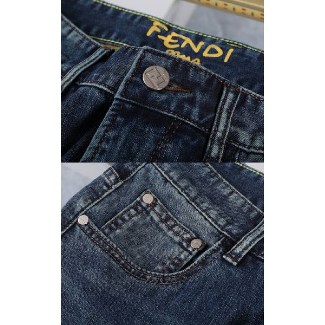 都会的 スタイリッシュ 上品 FENDI フェンデイ コピー ジーンズ 高級感