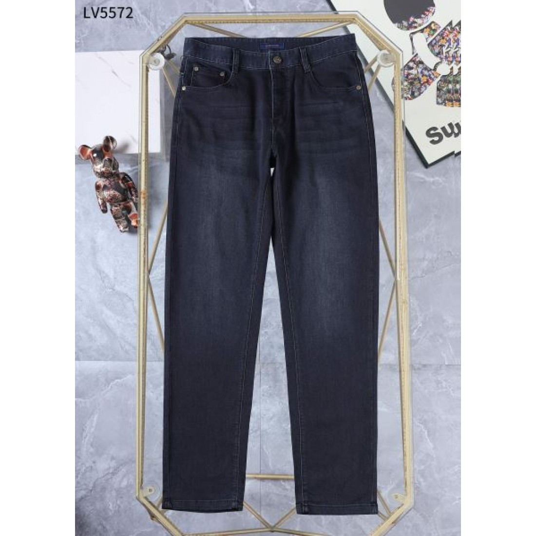 洗練 大人向け シンプル LOUIS VUITTON ルイヴィトン コピー ジーンズ 万能