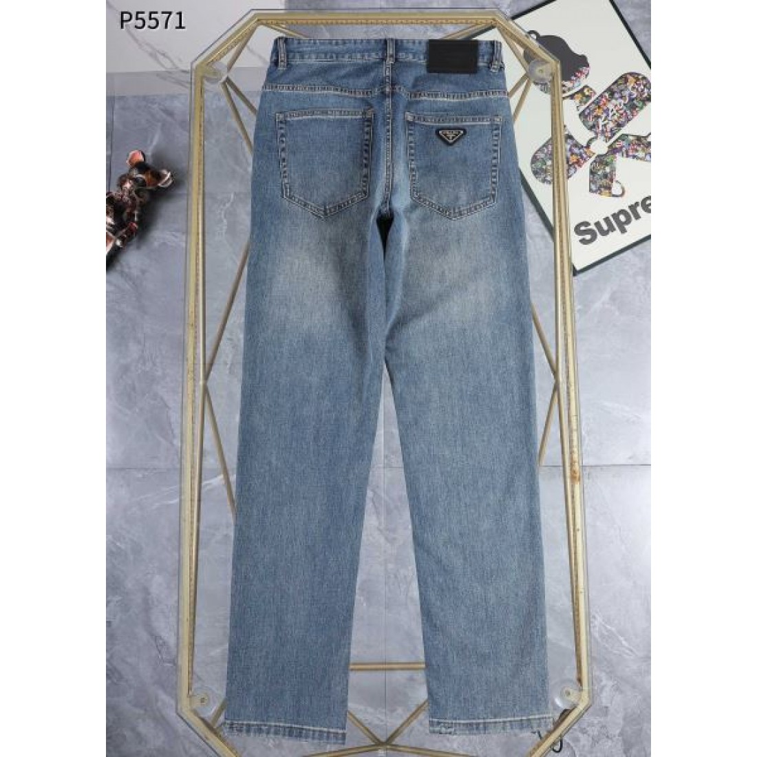 モード感 高級 上品 PRADA プラダ コピー ジーンズ 洗練 大人っぽい 人気