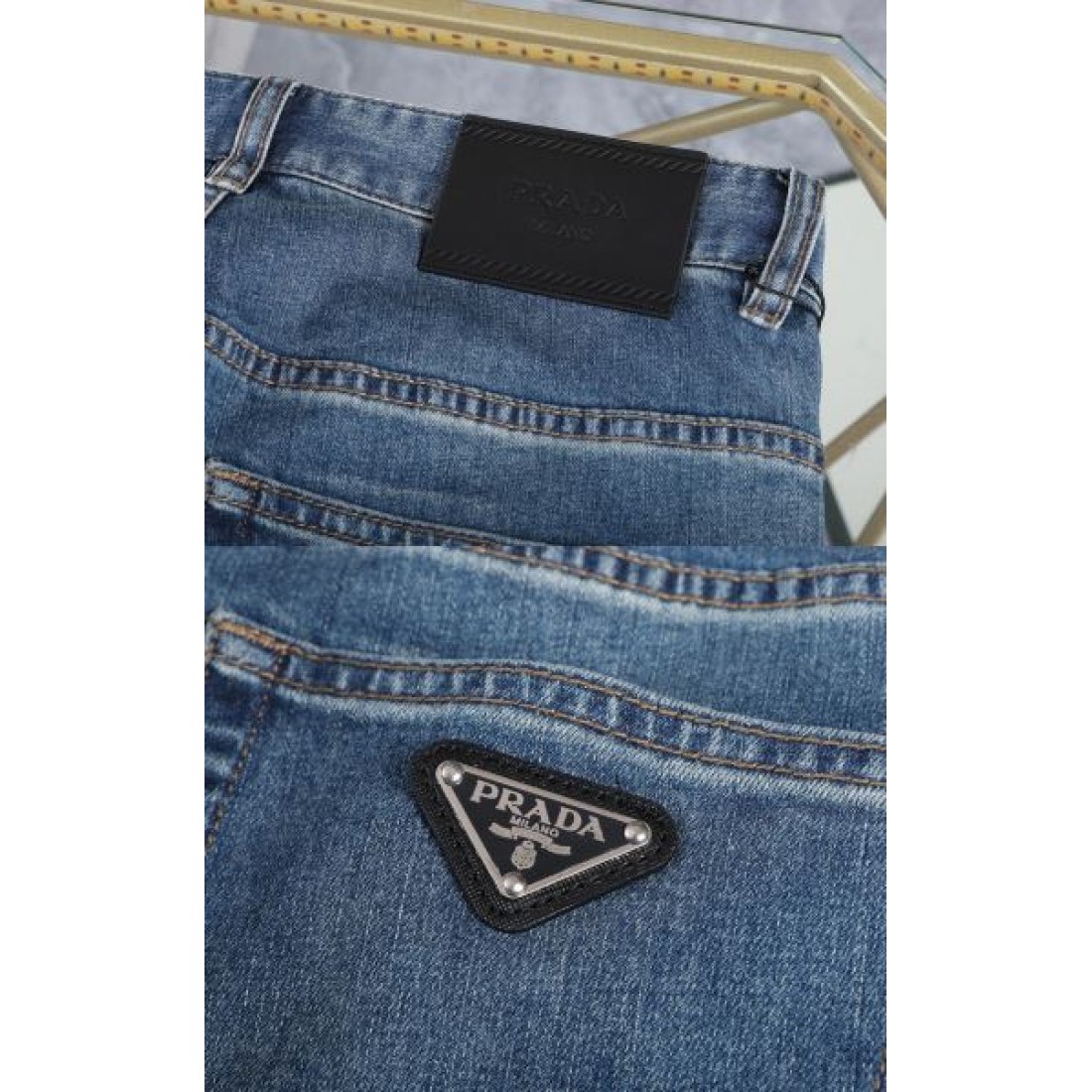 モード感 高級 上品 PRADA プラダ コピー ジーンズ 洗練 大人っぽい 人気