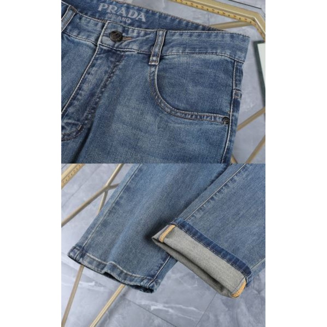 モード感 高級 上品 PRADA プラダ コピー ジーンズ 洗練 大人っぽい 人気