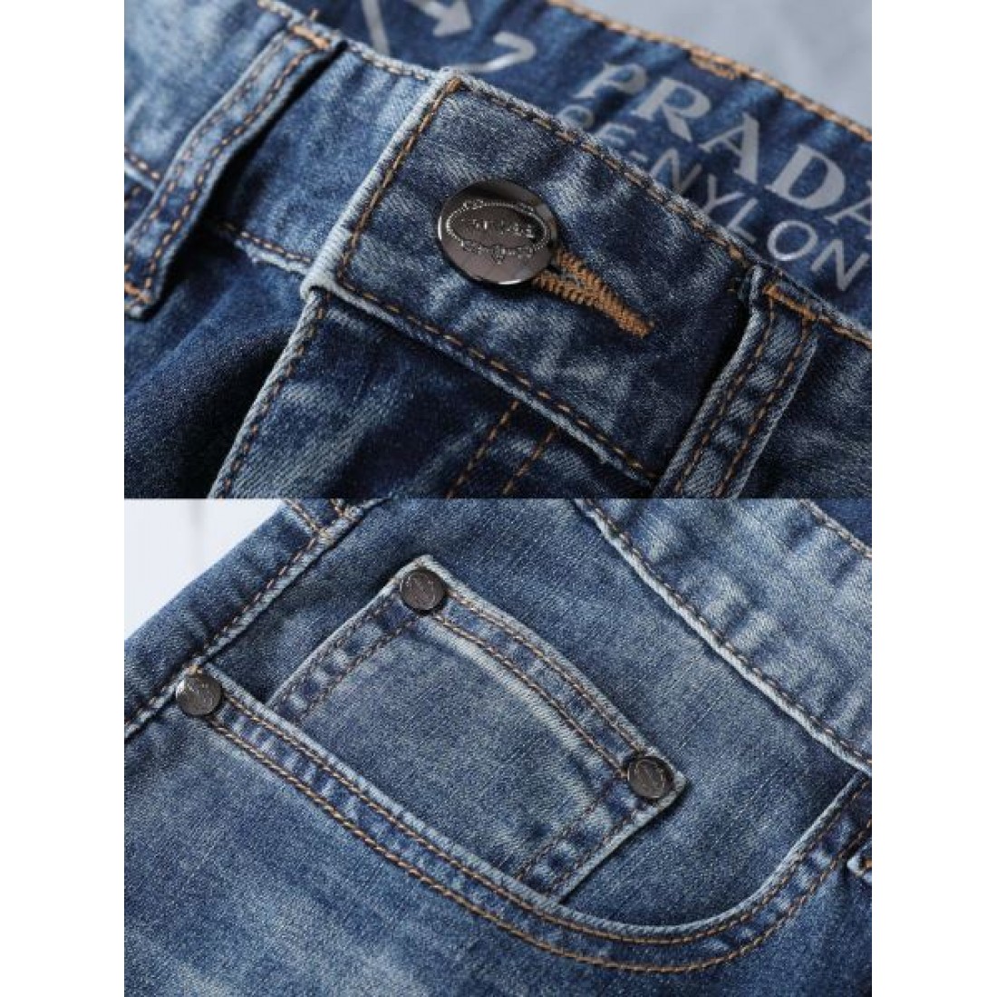 ミニマル 上質 モダン PRADA プラダ コピー ジーンズ 万能 高見え 人気