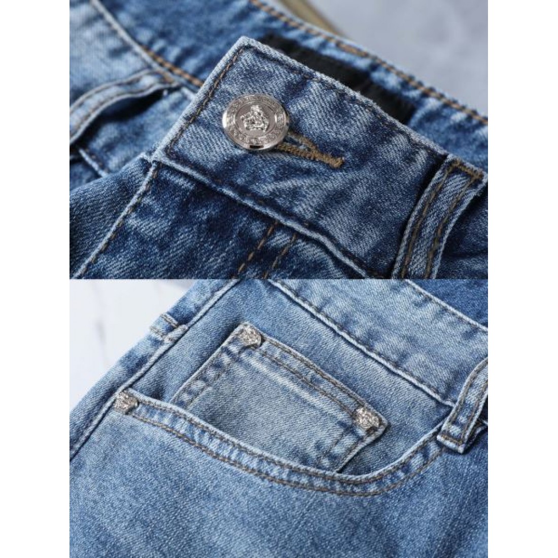  華やか インパクト 高級 VERSACE ヴェルサーチェ コピー ジーンズ 存在感