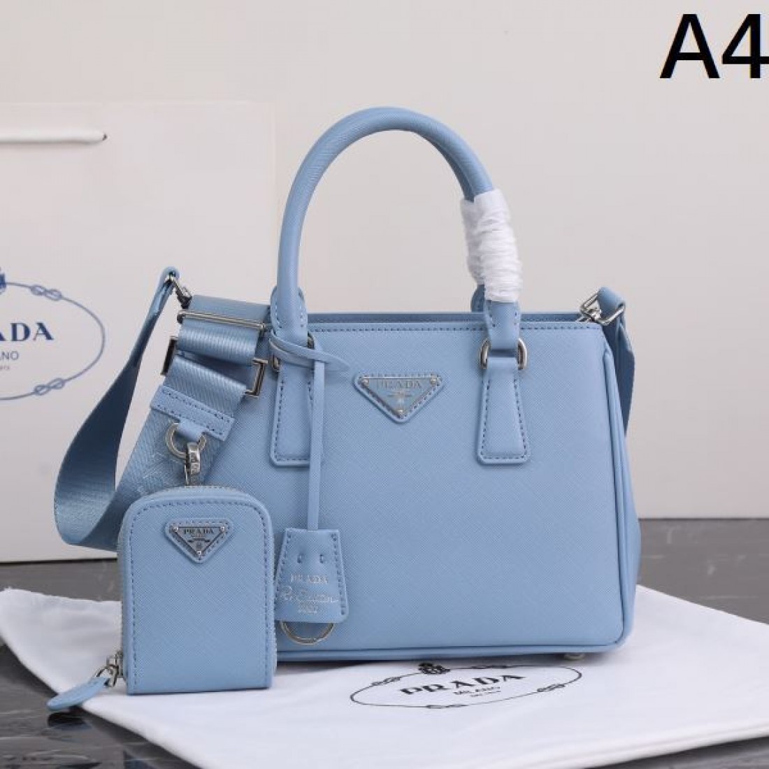 知的印象 シャープ外観 プラダ PRADA コピー トートバッグ 仕上げ丁寧 