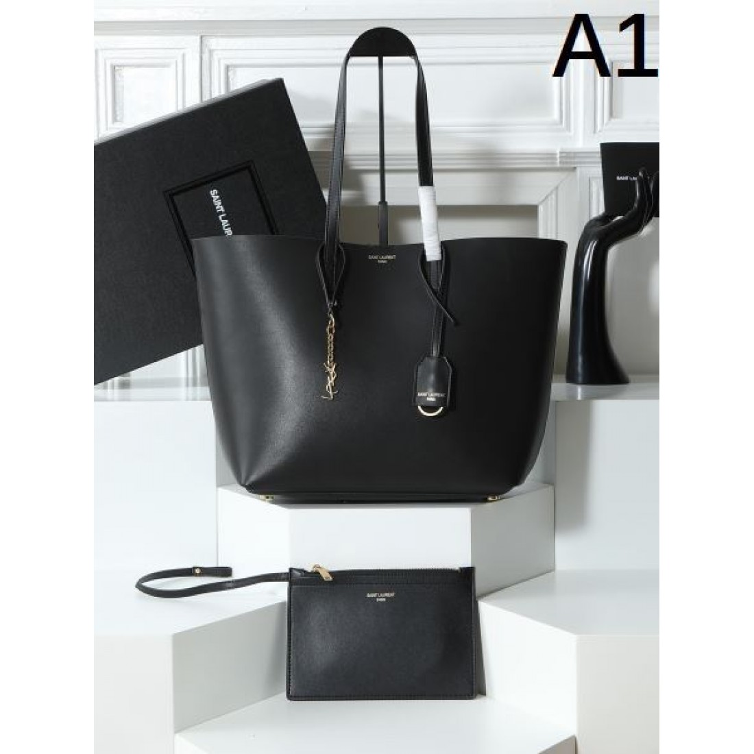 洗練された 落ち着いた イヴ サンローラン YSL コピー トートバッグ 収納力抜群 上質仕上げ