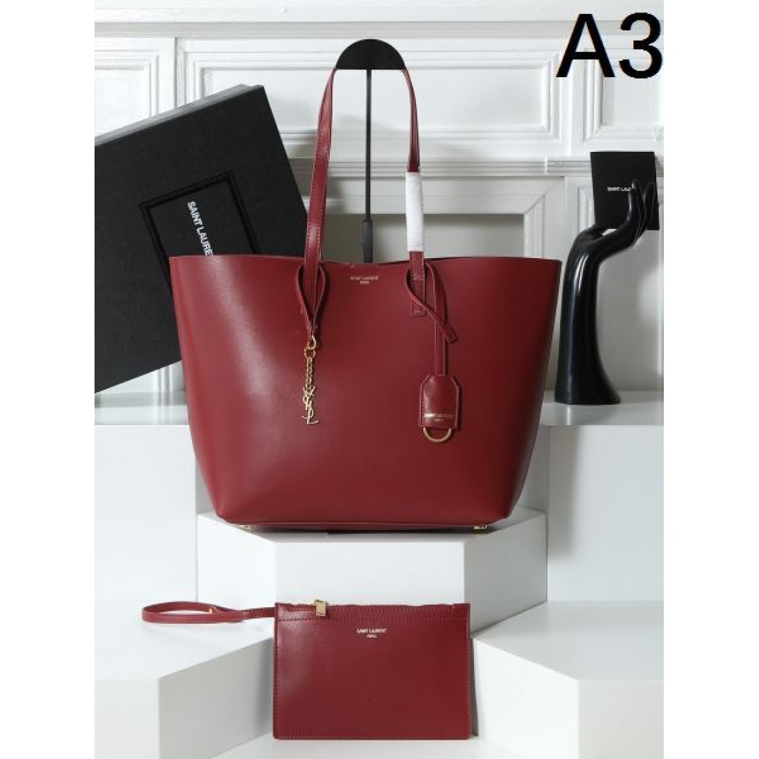 洗練された 落ち着いた イヴ サンローラン YSL コピー トートバッグ 収納力抜群 上質仕上げ