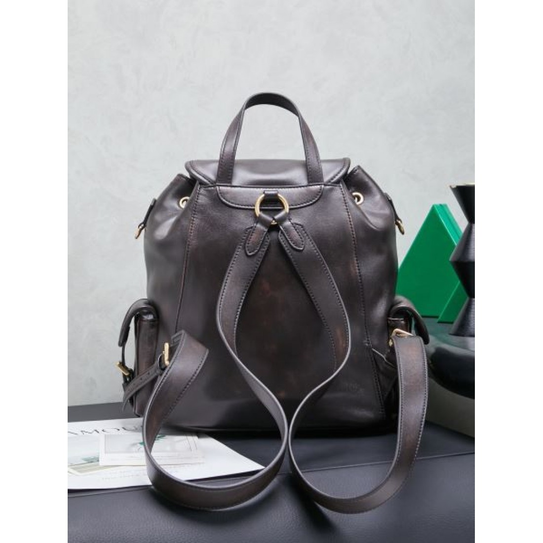 ミニマル系 実用派 ミュウミュウ MIU MIU コピー バックパック 安定感あり 持ち運び楽