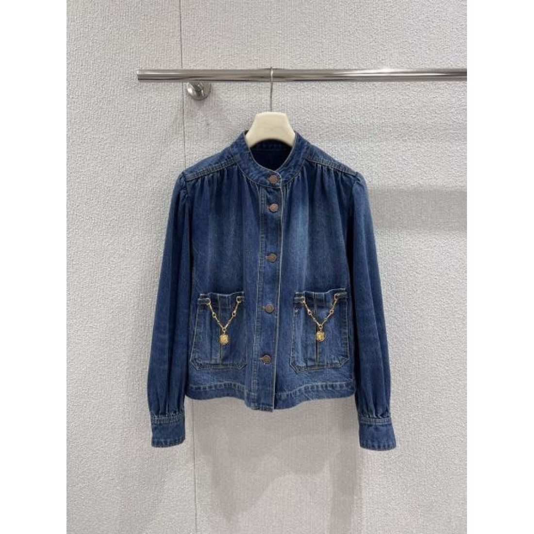 ナチュラル 上品 CHLOE クロエ コピー デニムジャケット 軽やか 大人可愛い