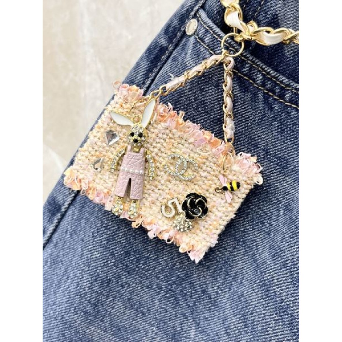 フェミニン 繊細 CHANEL シャネル スーパーコピー デニムパンツ 優雅