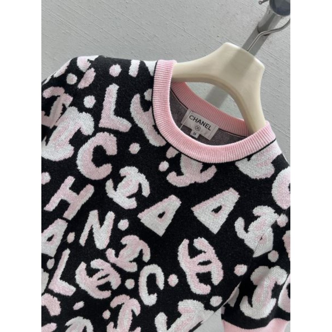 クラシック 上質 CHANEL シャネル コピー 半袖ニット シンプル 華やか