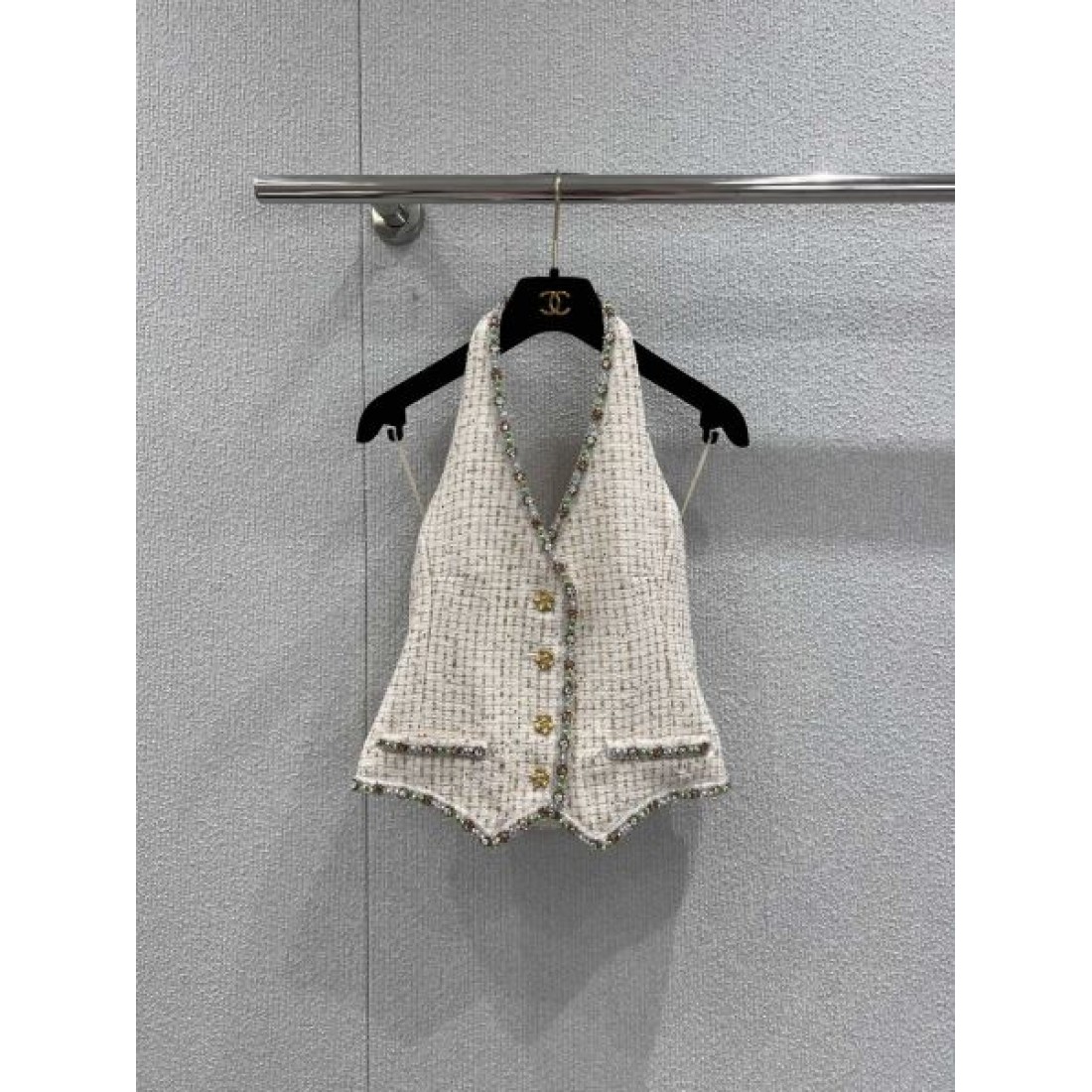 セクシー モダン CHANEL シャネル コピー ホルターネックトップス 上品 洗練