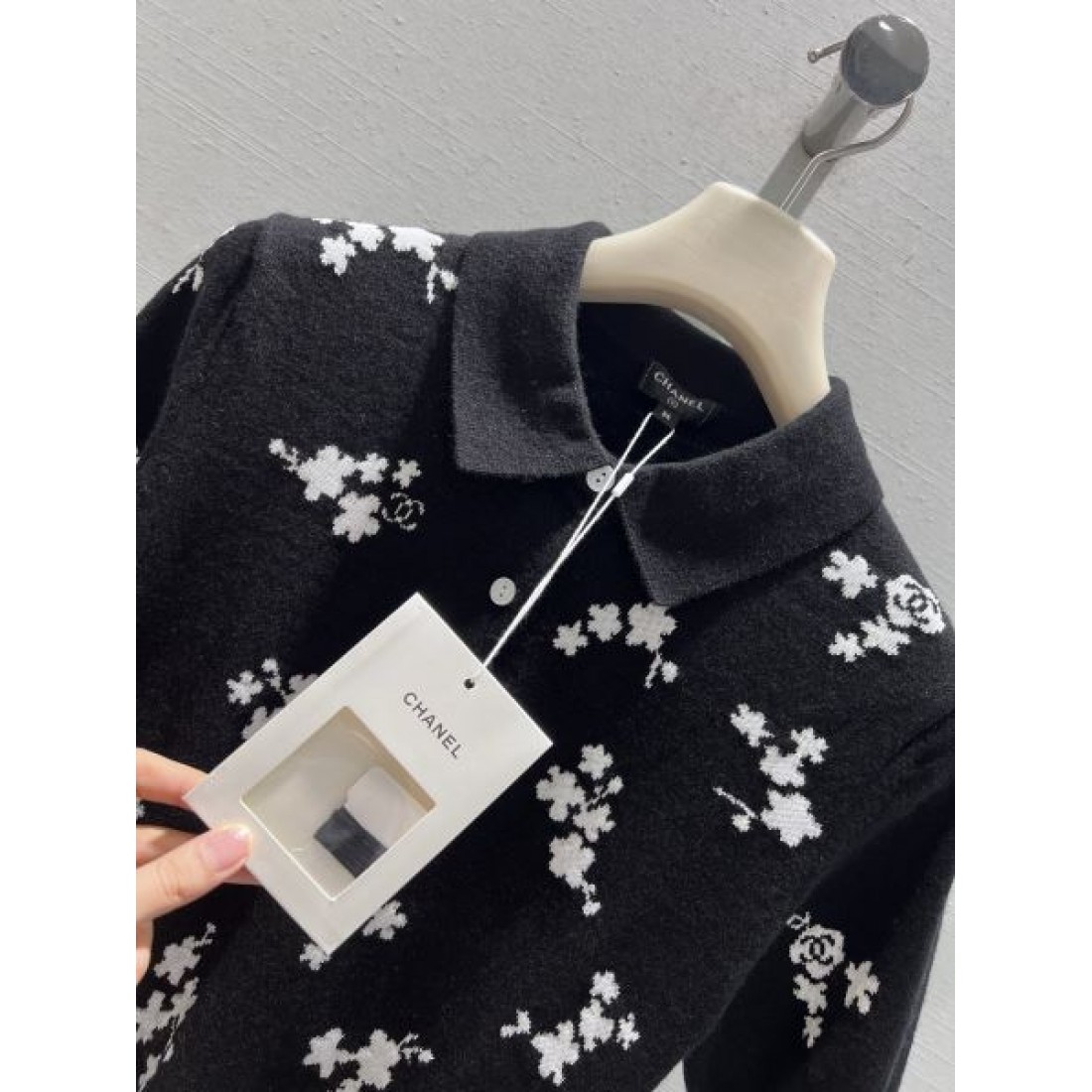 フェミニン 高級感 CHANEL シャネル コピー 半袖ニット エレガント 上質