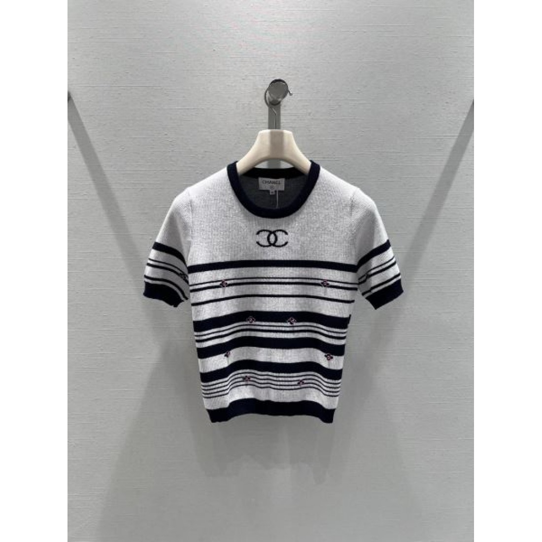 上品 クラシック CHANEL シャネル コピー 半袖ニット 高級感 エレガント