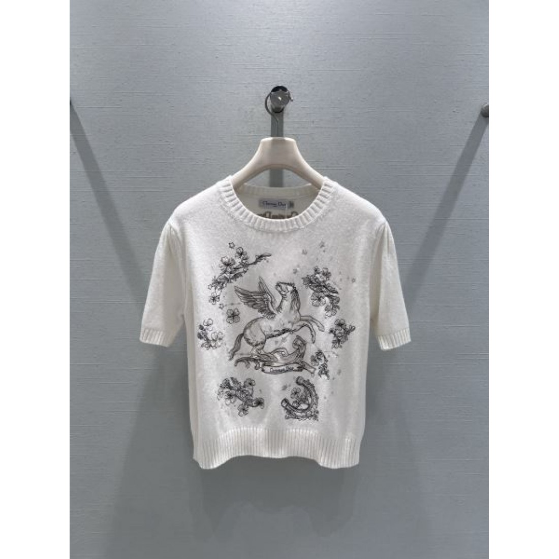 大人向け シャープ印象 DIOR ディオール コピー 半袖Tシャツ 品質安定 着回し力抜群