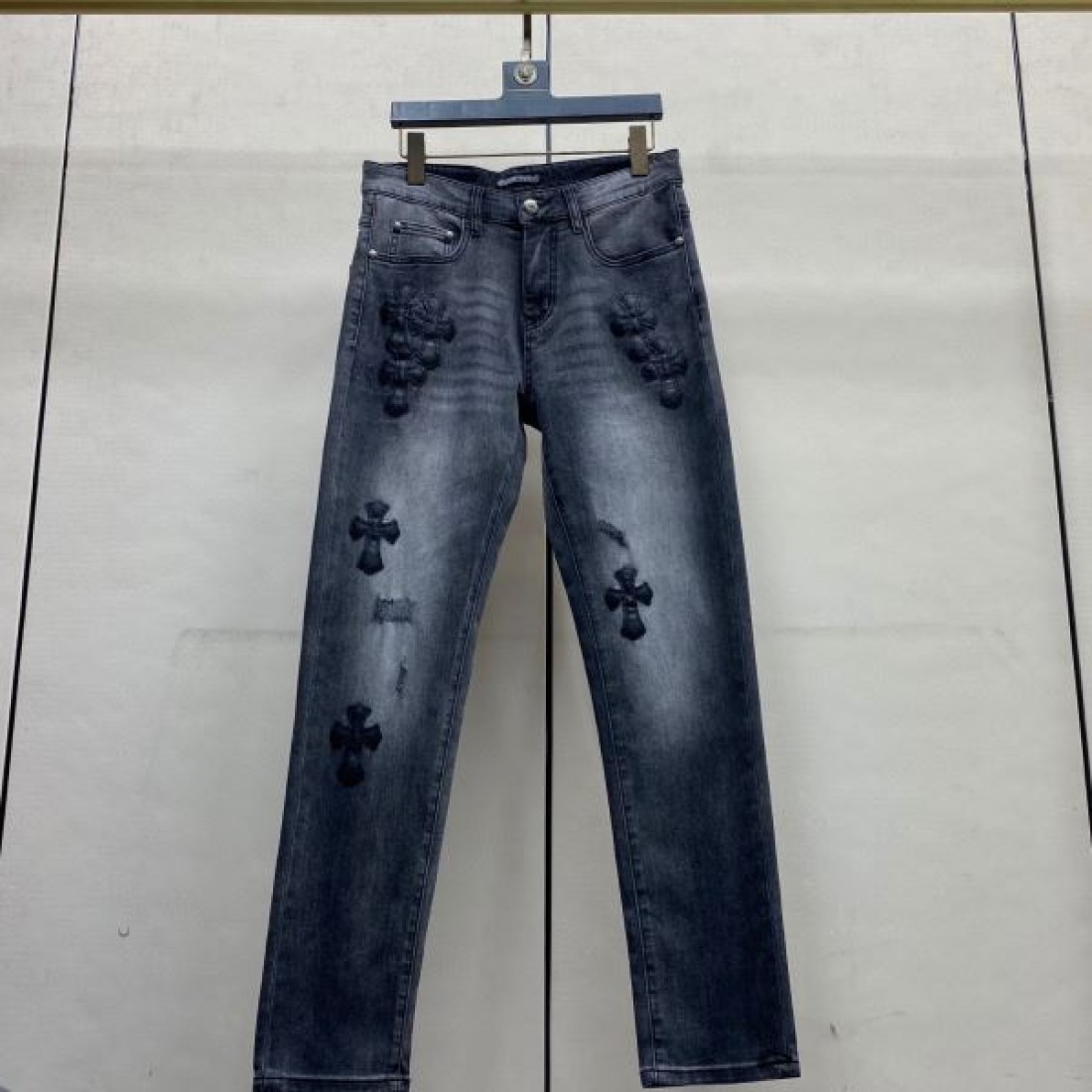 ロック スタイリッシュ CHROME HEARTS クロムハーツ スーパーコピー ジーンズ 個性的