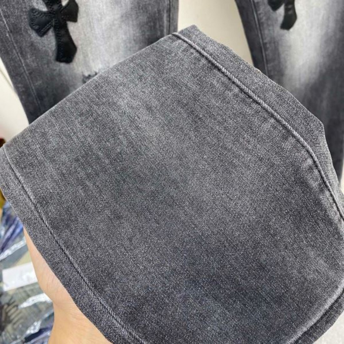 ロック スタイリッシュ CHROME HEARTS クロムハーツ スーパーコピー ジーンズ 個性的